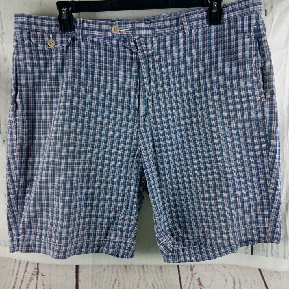 Daniel Cremieux Mens Size 40 Multicolor Plaid Check Shorts 40x8